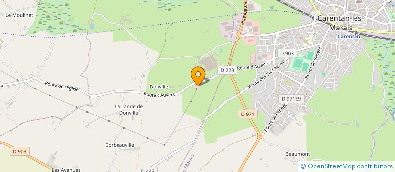 localisation de l'entreprise MONSIEUR MICHEL LEMELLETIER  MEAUTIS