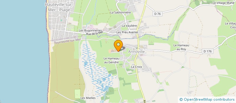 localisation de l'entreprise MONSIEUR MICHEL LEMESLE  TOURNEVILLE-SUR-MER