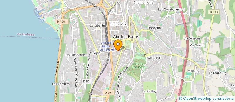 localisation de l'entreprise MONSIEUR MICHEL LEMEUNIER à AIX-LES-BAINS