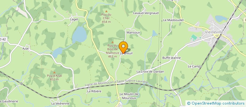 localisation de l'entreprise MONSIEUR MICHEL LEMOINE à CEYROUX