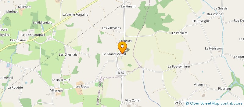 localisation de l'entreprise MONSIEUR MICHEL LEMONNIER  CUGUEN