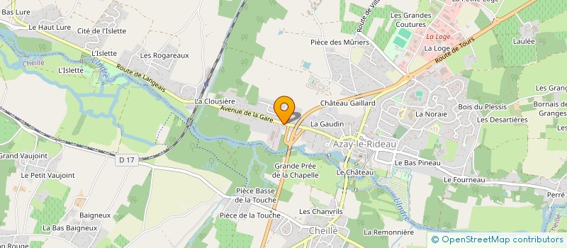 localisation de l'entreprise MONSIEUR MICHEL LENHOF  AZAY-LE-RIDEAU