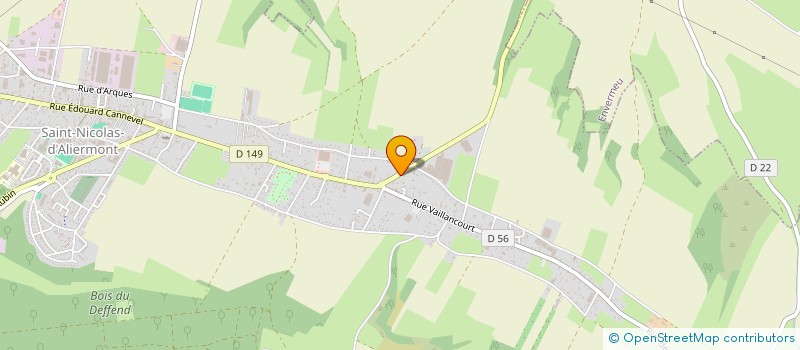 localisation de l'entreprise MONSIEUR MICHEL LENOIR  SAINT-NICOLAS-D'ALIERMONT