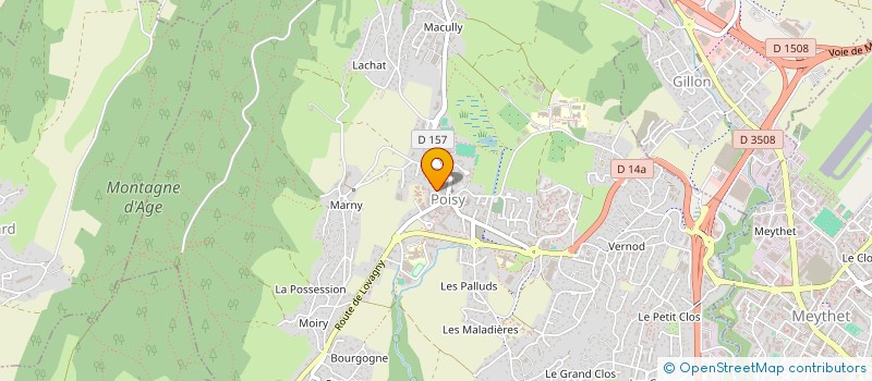 localisation de l'entreprise MONSIEUR MICHEL LEONE à POISY