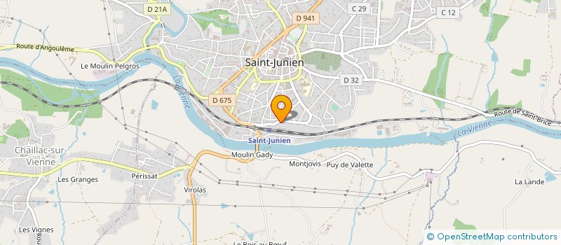 localisation de l'entreprise MONSIEUR MICHEL LEONLEFRANC à SAINT-BRICE-SUR-VIENNE