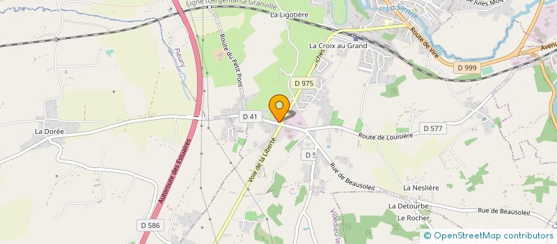 localisation de l'entreprise MONSIEUR MICHEL LEPESANT à VILLEDIEU-LES-POELES-ROUFFIGNY