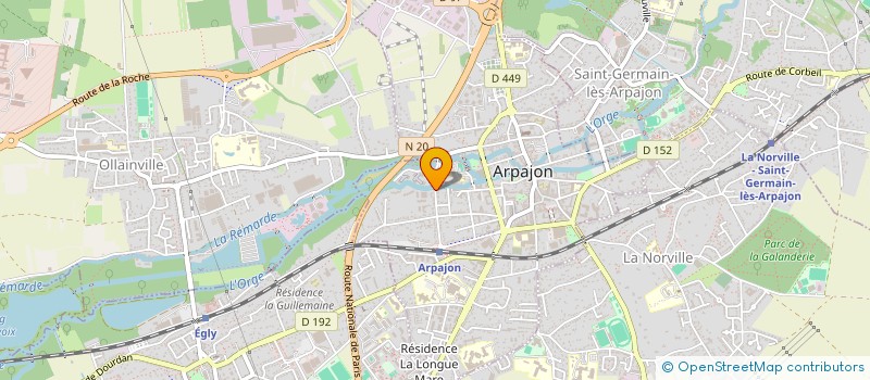 localisation de l'entreprise MONSIEUR MICHEL LEPLEUX à ARPAJON