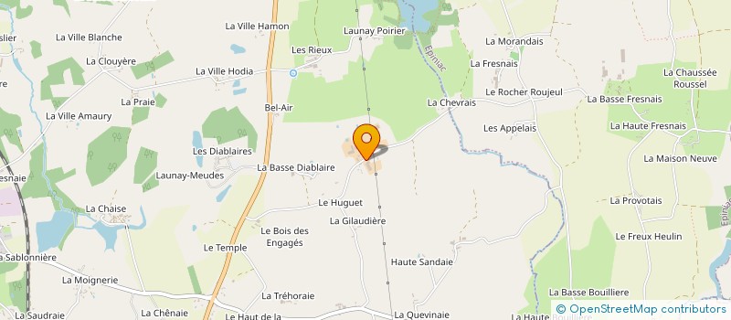 localisation de l'entreprise MONSIEUR MICHEL LEPORT  BONNEMAIN