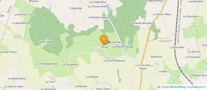 localisation de l'entreprise MONSIEUR MICHEL LEPORT  COMBOURG