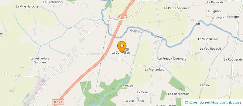localisation de l'entreprise MONSIEUR MICHEL LEPRINCE à GUIGNEN