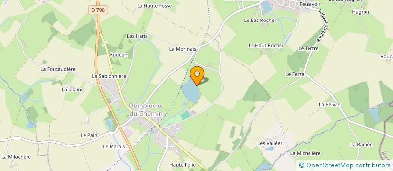 localisation de l'entreprise MONSIEUR MICHEL LEPRON à LUITRE-DOMPIERRE