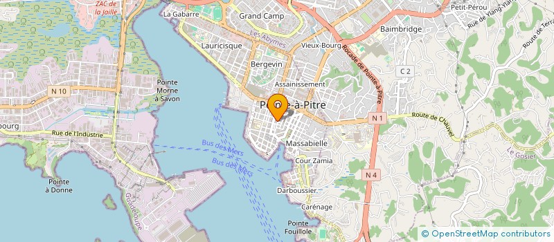 localisation de l'entreprise MONSIEUR MICHEL LERISSE à POINTE A PITRE
