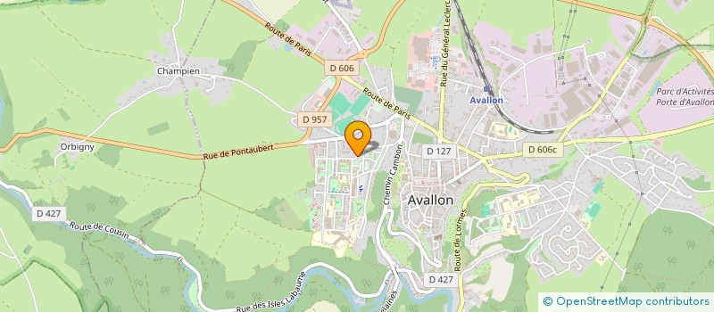 localisation de l'entreprise MONSIEUR MICHEL LEROLLE à AVALLON
