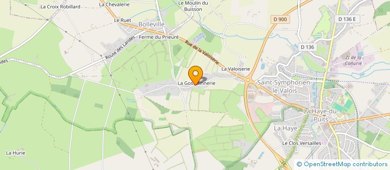 localisation de l'entreprise MONSIEUR MICHEL LEROUX à SAINT-NICOLAS-DE-PIERREPONT