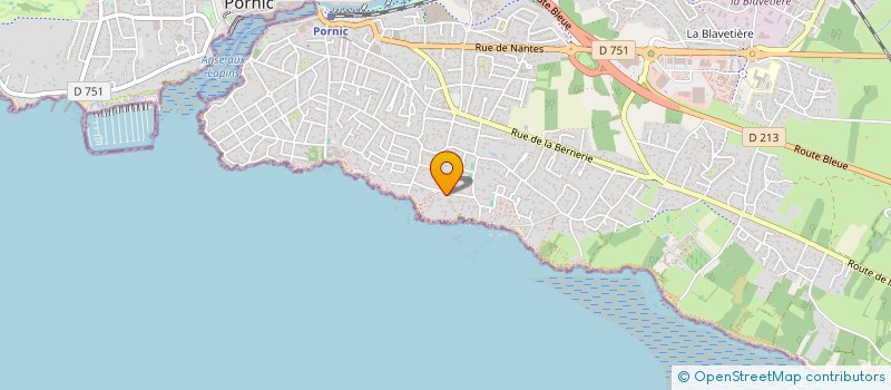 localisation de l'entreprise MONSIEUR MICHEL LEROY  PORNIC