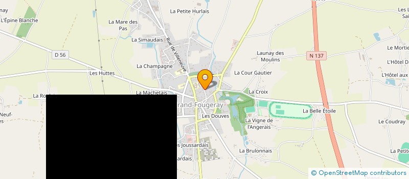 localisation de l'entreprise MONSIEUR MICHEL LEROY  GRAND-FOUGERAY