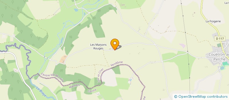 localisation de l'entreprise MONSIEUR MICHEL LEROY  COUETRON-AU-PERCHE