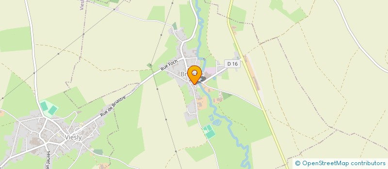 localisation de l'entreprise MONSIEUR MICHEL LEROY  BRIASTRE