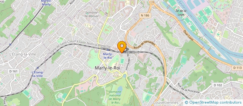 localisation de l'entreprise MONSIEUR MICHEL LESACHEY  MARLY-LE-ROI