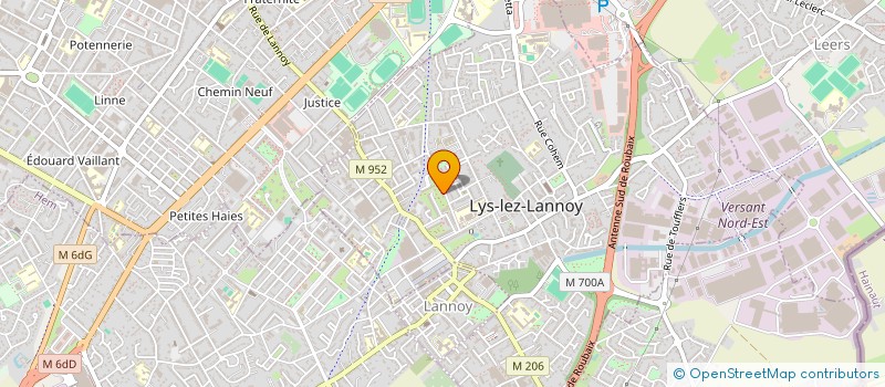 localisation de l'entreprise MONSIEUR MICHEL LESAFFRE à LYS-LEZ-LANNOY