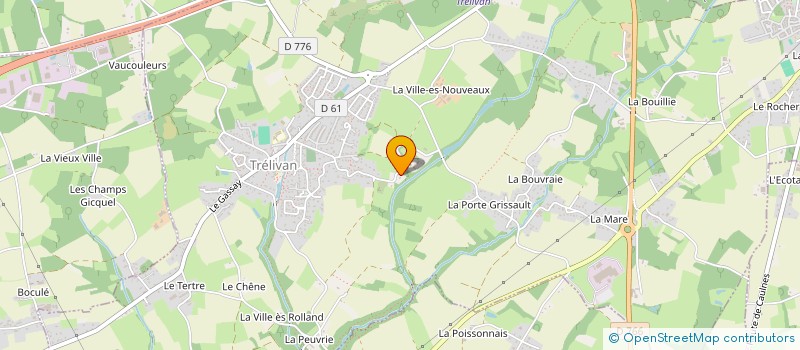 localisation de l'entreprise MONSIEUR MICHEL LESAIGNOUX  TRELIVAN