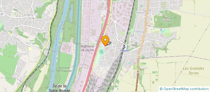 localisation de l'entreprise MONSIEUR MICHEL LESCOT  FEYZIN