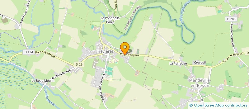 localisation de l'entreprise MONSIEUR MICHEL LESCROART  TREVIERES