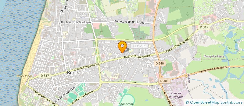 localisation de l'entreprise MONSIEUR MICHEL LESCUYER à BERCK