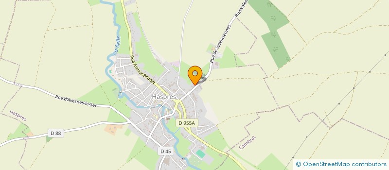 localisation de l'entreprise MONSIEUR MICHEL LESNES  HASPRES