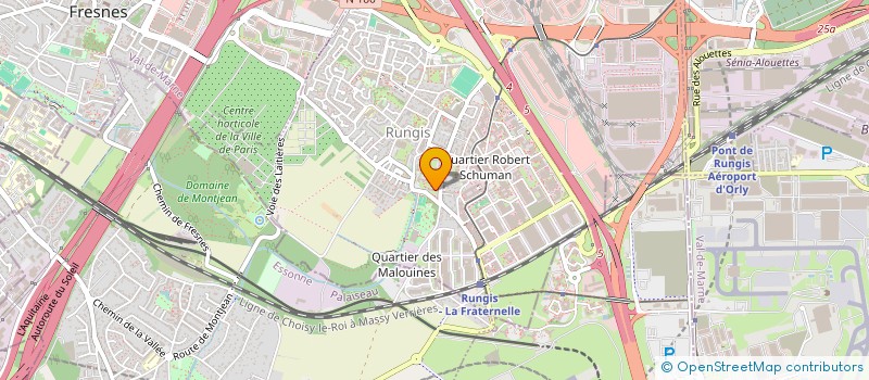 localisation de l'entreprise MONSIEUR MICHEL LESOUEF  RUNGIS