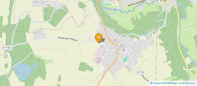 localisation de l'entreprise MONSIEUR MICHEL LESPILETTE  JOUARRE