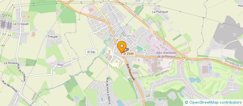 localisation de l'entreprise MONSIEUR MICHEL LESTOQUOY à MERIGNIES