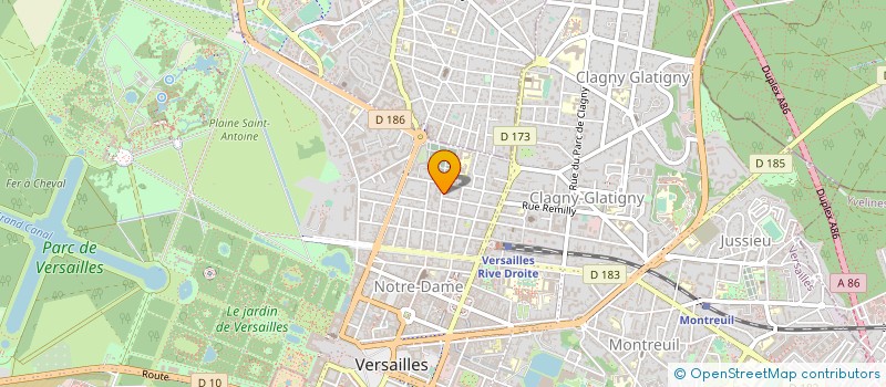 localisation de l'entreprise MONSIEUR MICHEL LESTY à VERSAILLES
