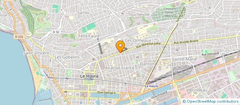 localisation de l'entreprise MONSIEUR MICHEL LESUEUR  LE HAVRE