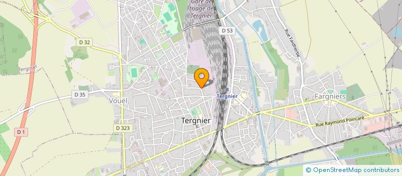 localisation de l'entreprise MONSIEUR MICHEL LESUR à TERGNIER