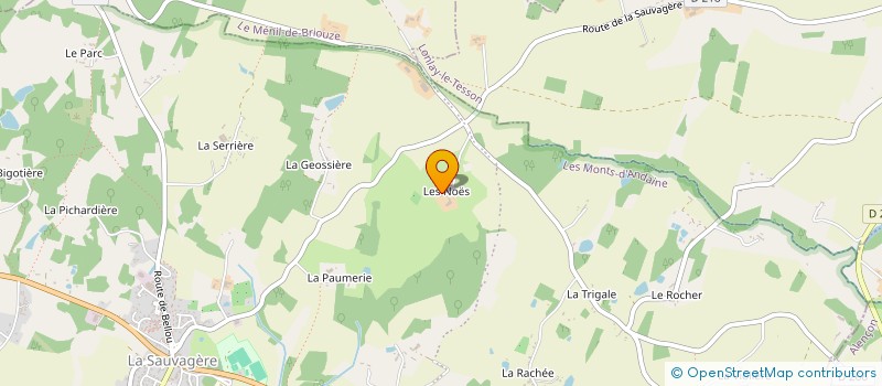 localisation de l'entreprise MONSIEUR MICHEL LESURE à LE GRAIS