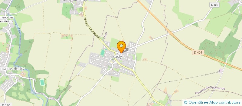 localisation de l'entreprise MONSIEUR MICHEL LETELLIER  BASLY