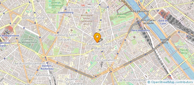 localisation de l'entreprise MONSIEUR MICHEL LETRANGE à PARIS