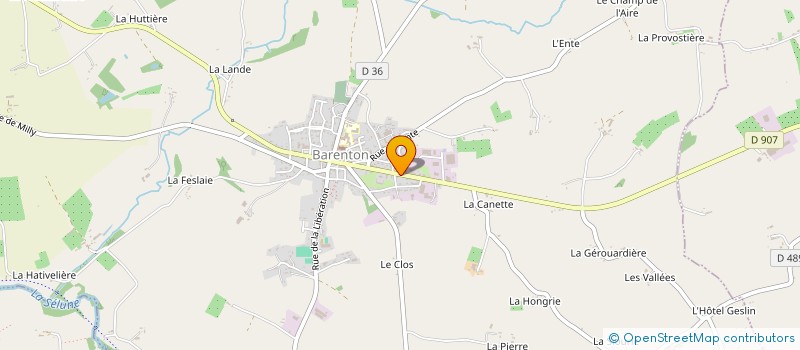 localisation de l'entreprise MONSIEUR MICHEL LEVEQUE à BARENTON