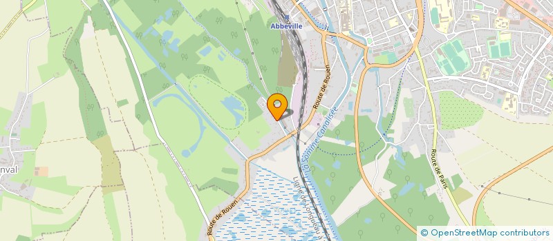 localisation de l'entreprise MONSIEUR MICHEL LEVEQUE  ABBEVILLE