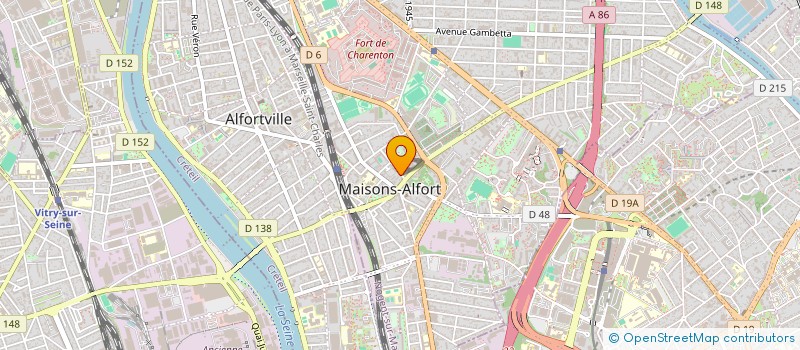 localisation de l'entreprise MONSIEUR MICHEL LEVERGER à MAISONS-ALFORT