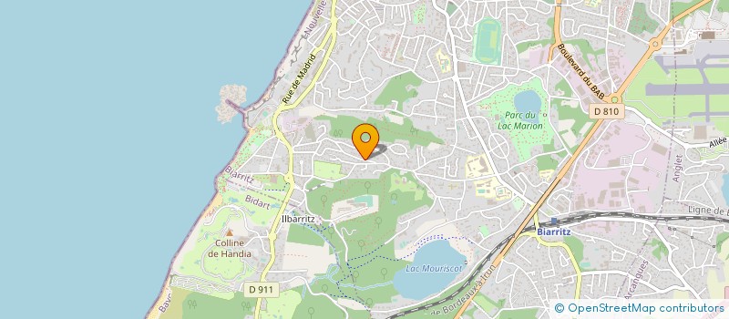 localisation de l'entreprise MONSIEUR MICHEL LEYCURAS  BIARRITZ
