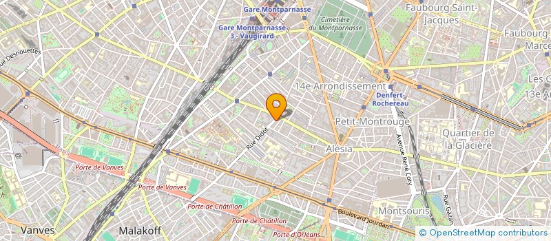 localisation de l'entreprise MONSIEUR MICHEL LHOTE  PARIS