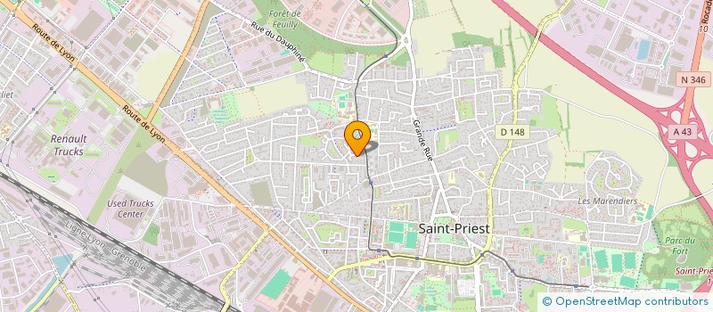 localisation de l'entreprise MONSIEUR MICHEL LIABEUF  SAINT-PRIEST