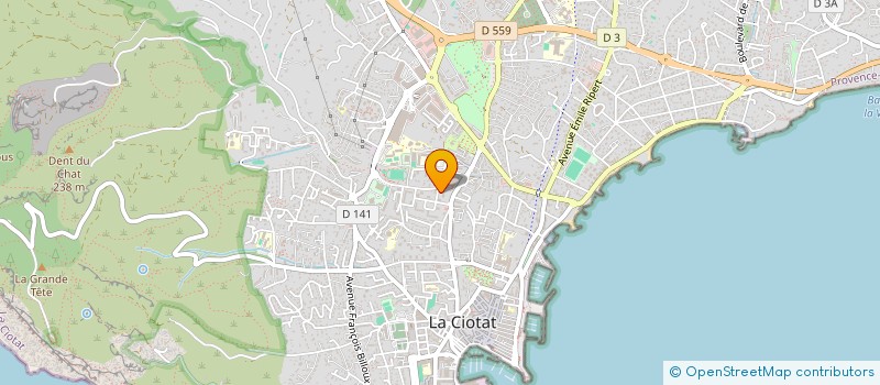 localisation de l'entreprise MONSIEUR MICHEL LICATA  LA CIOTAT