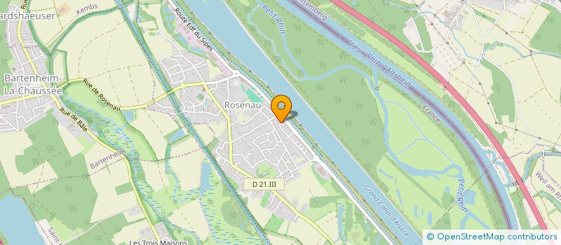 localisation de l'entreprise MONSIEUR MICHEL LIEGEON  ROSENAU