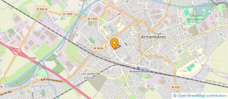 localisation de l'entreprise MONSIEUR MICHEL LIGONY à ARMENTIERES