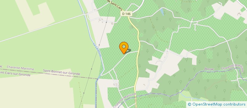 localisation de l'entreprise MONSIEUR MICHEL LIMBERGERE  SAINT-BONNET-SUR-GIRONDE