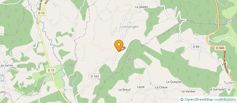 localisation de l'entreprise MONSIEUR MICHEL LIMES  LOSTANGES