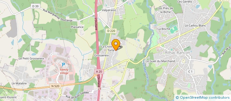 localisation de l'entreprise MONSIEUR MICHEL LIMOUSIN  LIMOGES